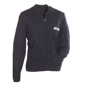 Zip Front Postal Sweater for Mail Handlers and Maintenance P